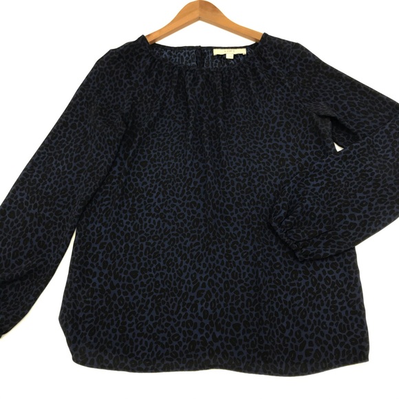 LOFT Animal Print Tunic Top - Picture 1 of 5